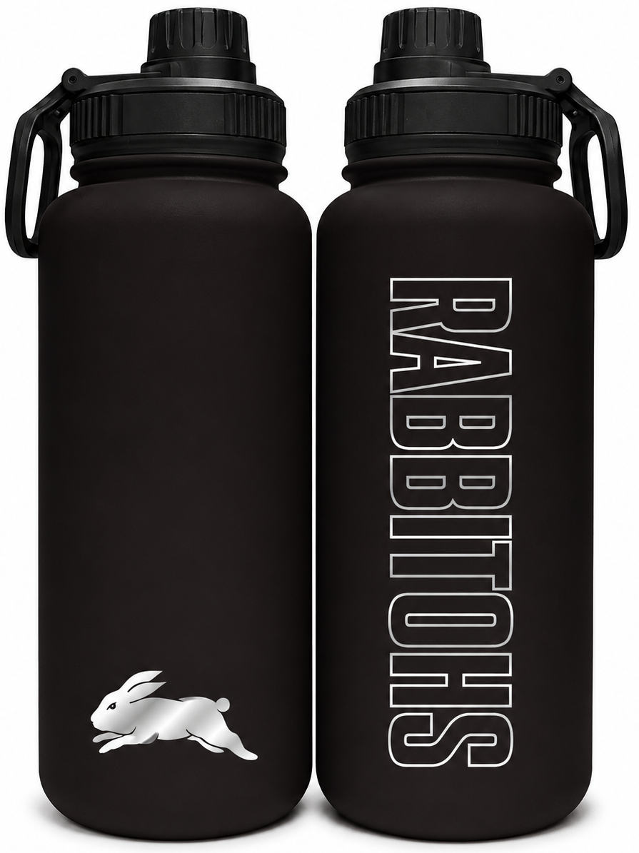 South Sydney Rabbitohs NRL 960ml Stainless Steel Drink Bottle