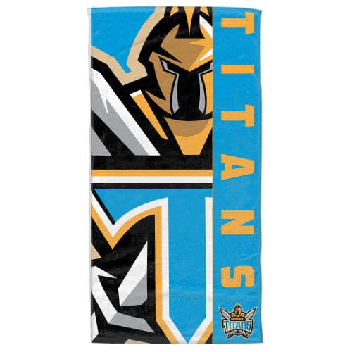 Gold Coast Titans NRL Large Beach Towel