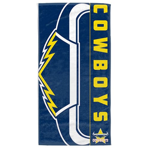 North Queensland Cowboys NRL Large Beach Towel