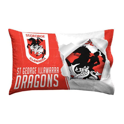 St George Dragons NRL Single Quilt Cover Set