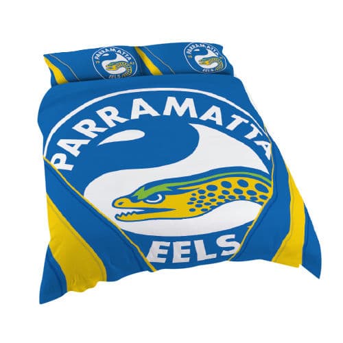 Parramatta Eels NRL King Quilt Cover Set