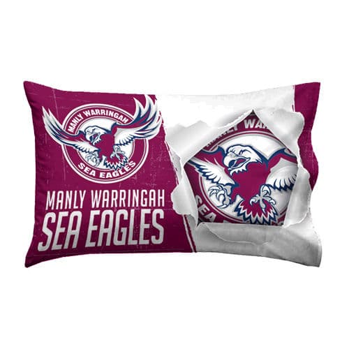 Manly Sea Eagles NRL Pillowcase