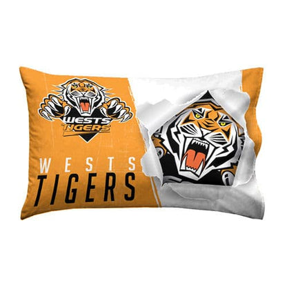 Wests Tigers 2024 NRL Quilt Cover Set Doona Single Double Queen King