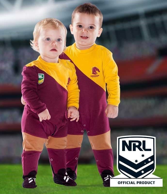 Brisbane Broncos NRL Toddler Footysuit