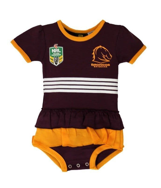 Brisbane Broncos NRL Girls Footysuit Tutu