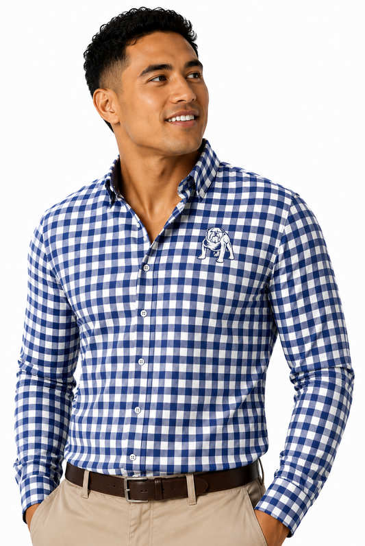 Canterbury Bulldogs NRL Mens Dawson Business Shirt