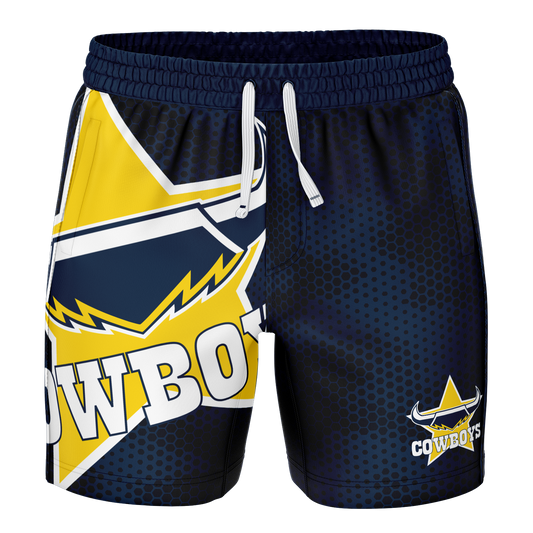 North Queensland Cowboys 2026 NRL Mens Big Shot Volley Shorts