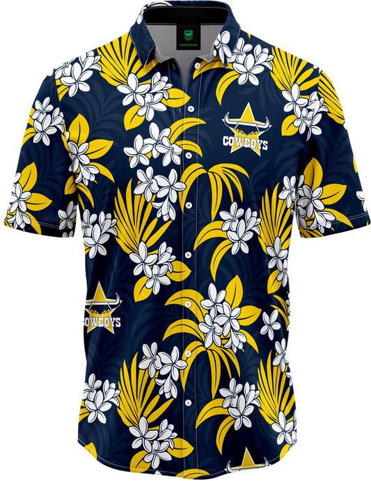 North Queensland Cowboys 2026 NRL Mens Reef Hawaiian Shirt