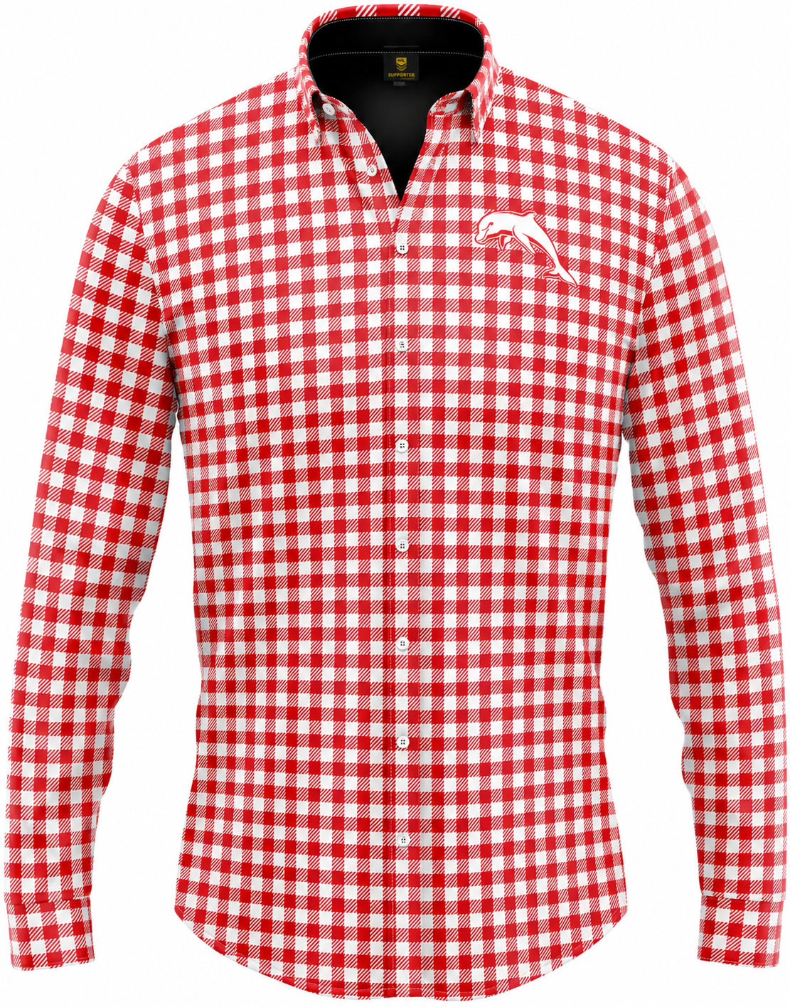 Dolphins NRL Mens Dawson Business Shirt