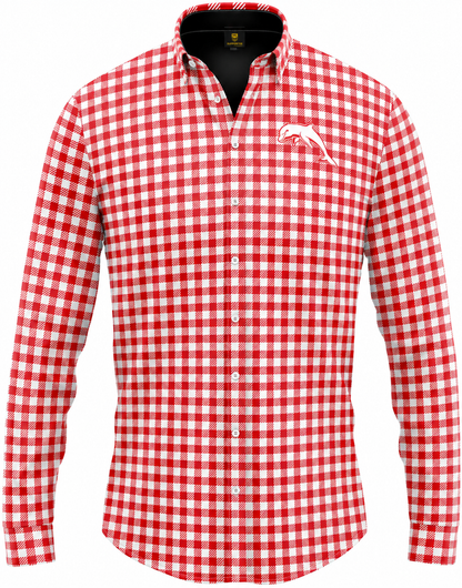 Dolphins NRL Mens Dawson Business Shirt