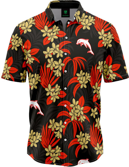 Dolphins 2026 NRL Mens Reef Hawaiian Shirt