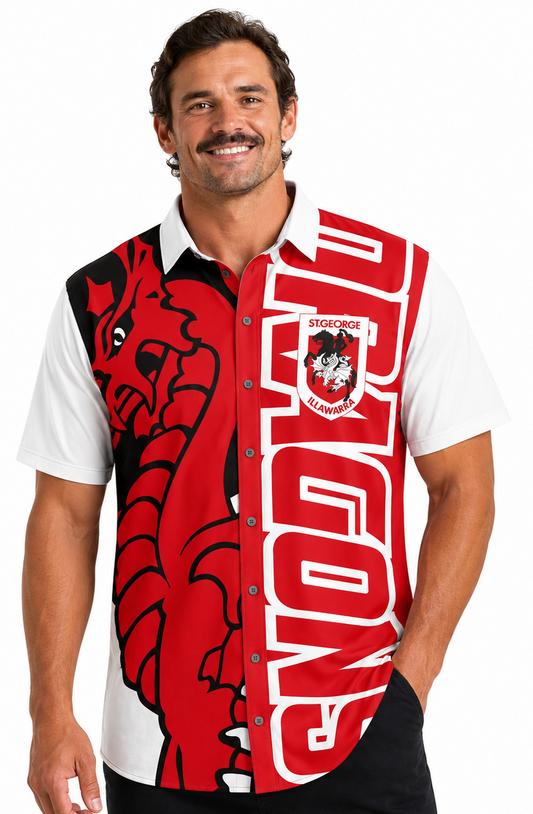 St George Dragons 2026 NRL Mens Showtime Shirt