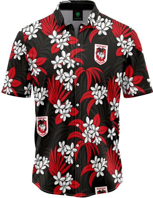 St George Dragons 2026 NRL Mens Reef Hawaiian Shirt