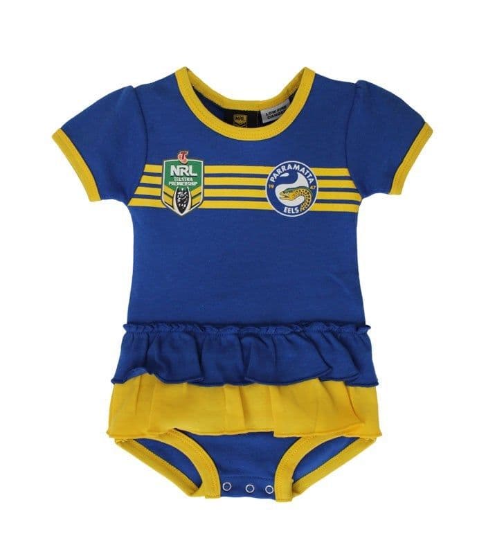 Parramatta Eels NRL Girls Baby Footysuit