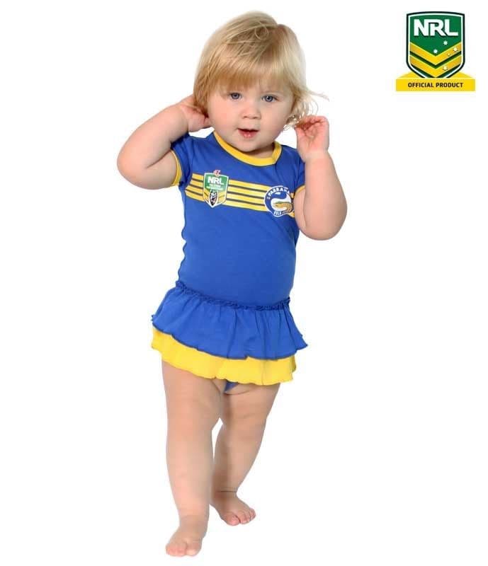 Parramatta Eels NRL Girls Baby Footysuit