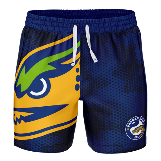 Parramatta Eels 2026 NRL Mens Big Shot Volley Shorts