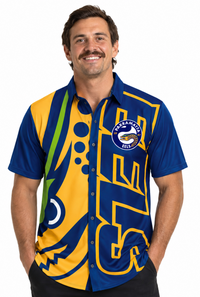 Parramatta Eels NRL Mens Showtime Party Shirt