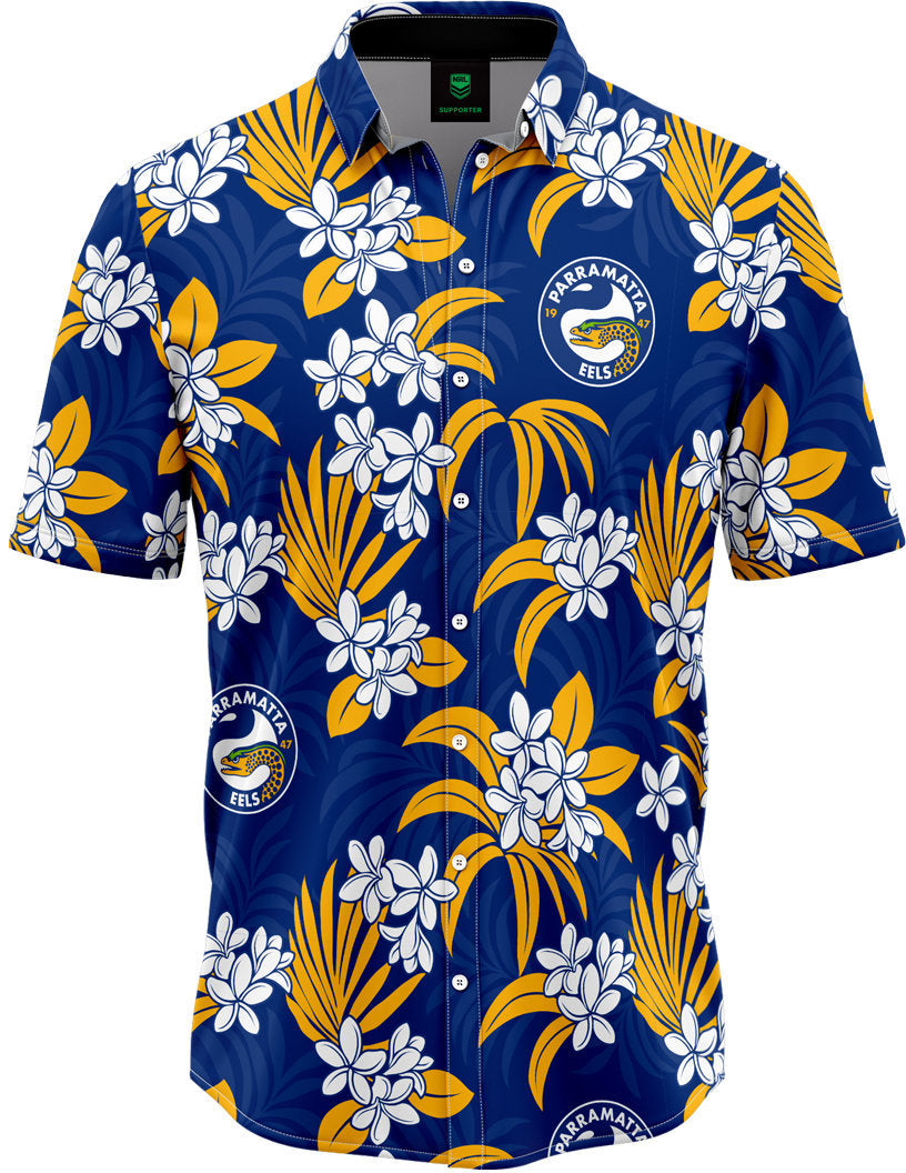 Parramatta Eels 2026 NRL Mens Reef Hawaiian Shirt