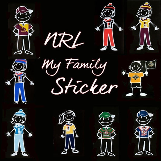 NRL My Family Sticker