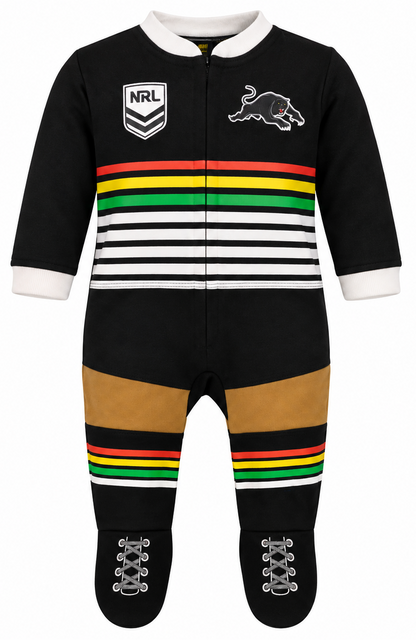 Penrith Panthers NRL Infant Zip Footysuit