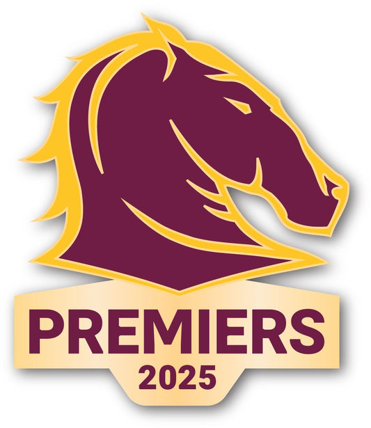 Brisbane Broncos 2025 Premiers Logo Pin  *PRESALE*