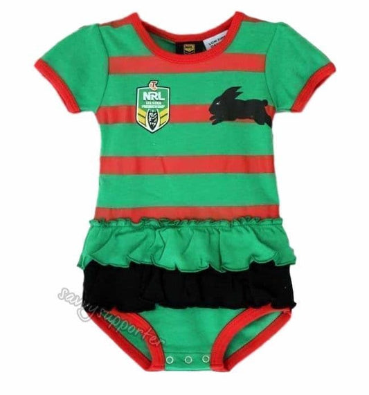 South Sydney Rabbitohs Girls Baby Footysuit