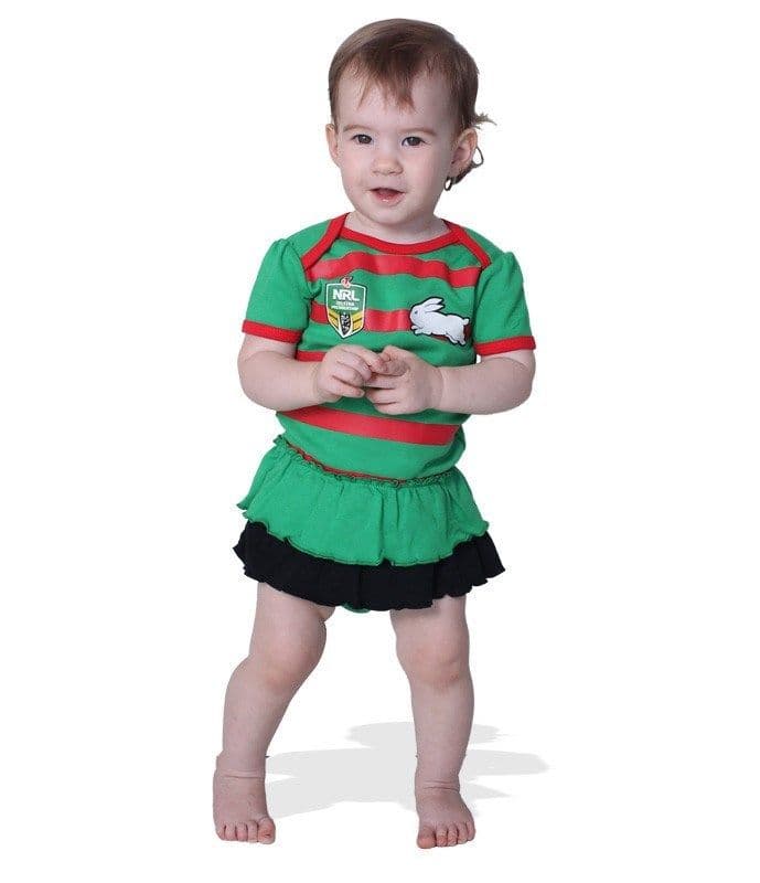 South Sydney Rabbitohs Girls Baby Footysuit