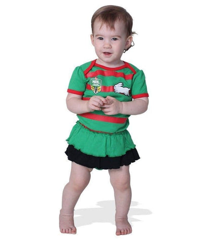 South Sydney Rabbitohs Girls Baby Footysuit