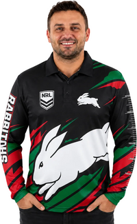 South Sydney Rabbitohs NRL Mens Ignition Fishing Shirt