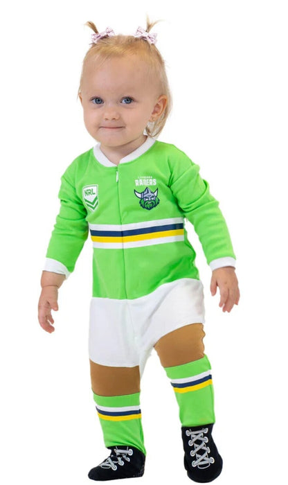 Canberra Raiders 2026 NRL Toddler Infant Zip Footysuit