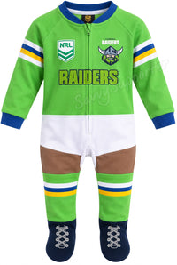 Canberra Raiders NRL Infant Zip Footysuit