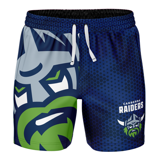 Canberra Raiders 2026 NRL Mens Big Shot Volley Shorts