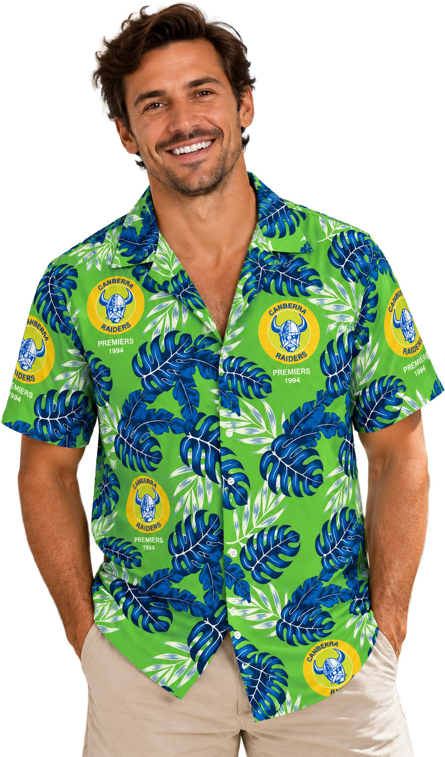 Canberra Raiders Premiers 1994 Premiers Hawaiian Shirt