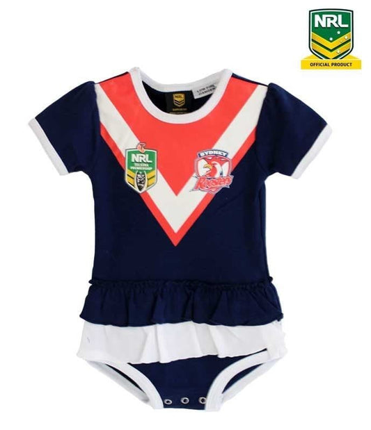 Sydney Roosters Girls Baby Footysuit