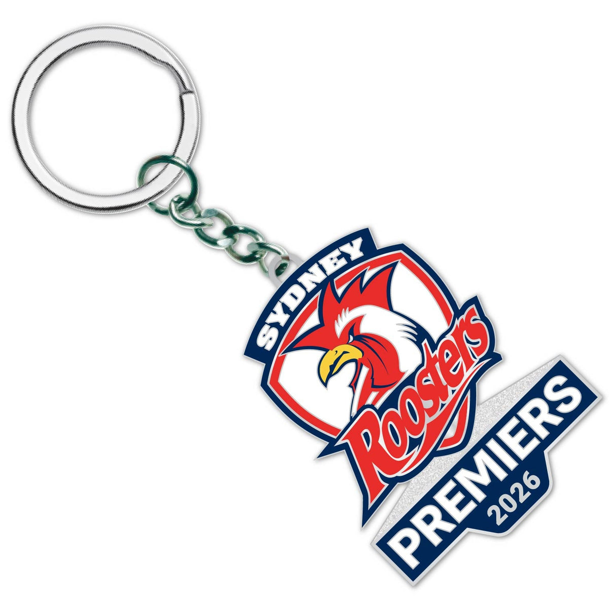 Sydney Roosters 2026 NRL  Premiers Logo Keyring *PRESALE*