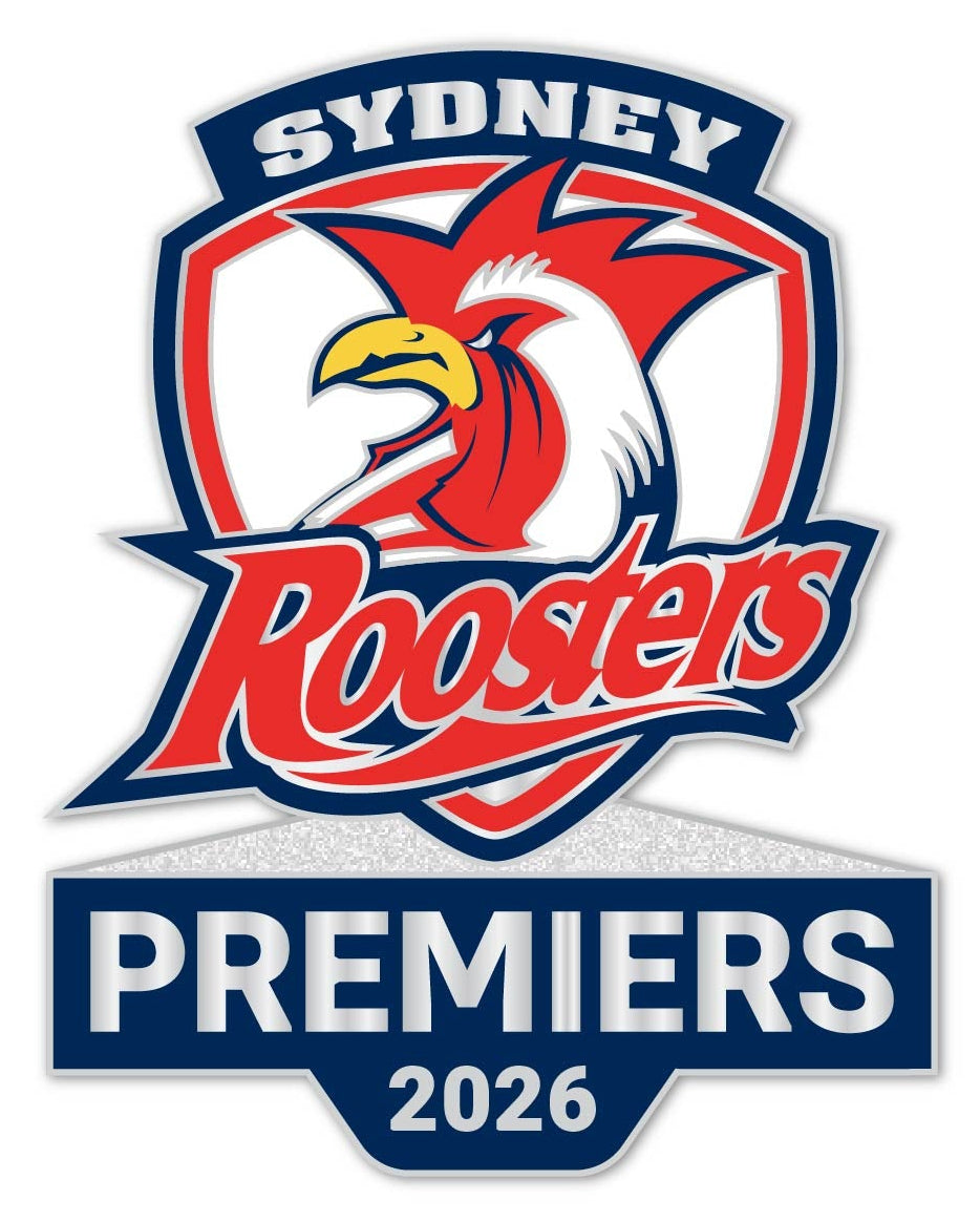 Sydney Roosters 2026 NRL  Premiers Logo Pin *PRESALE*