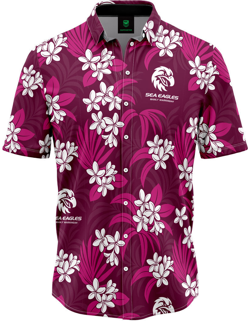 Manly Sea Eagles 2026 NRL Mens Reef Hawaiian Shirt