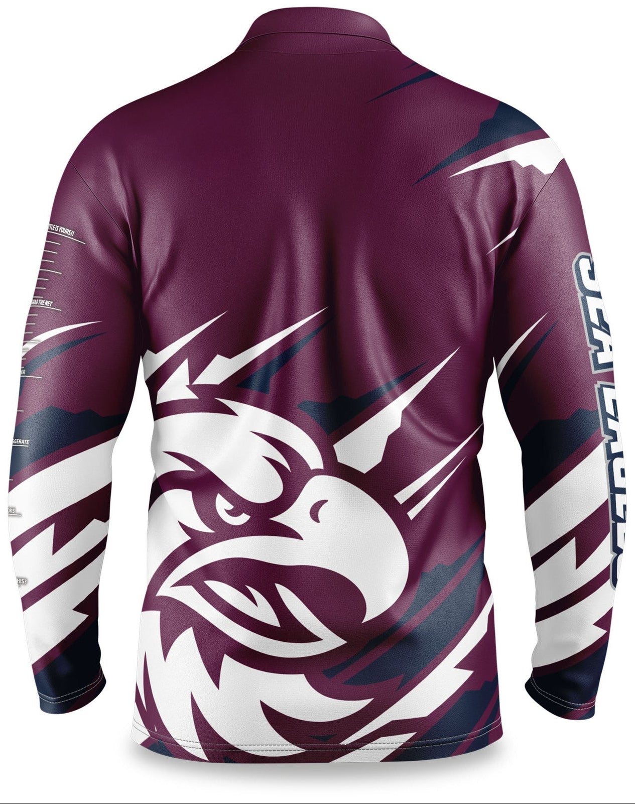 Manly Sea Eagles NRL Mens Ignition Fishing Shirt