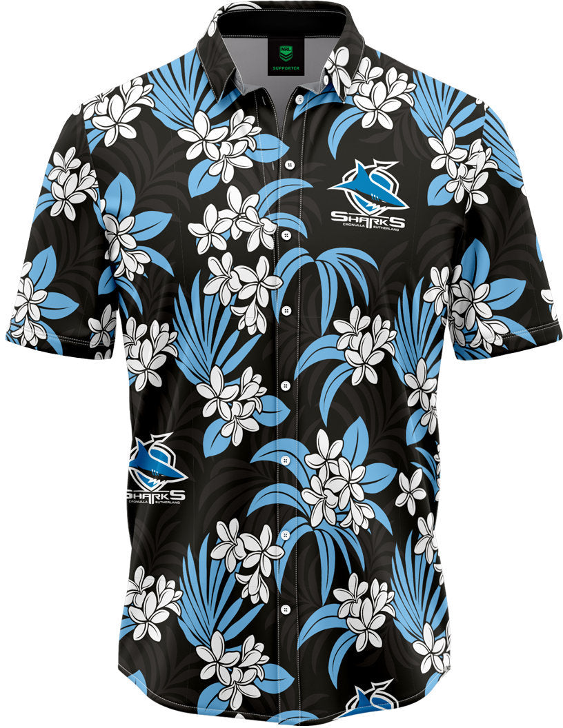 Cronulla Sharks 2026 NRL Mens Reef Hawaiian Shirt