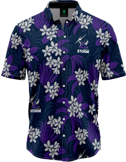 Melbourne Storm 2026 NRL Mens Reef Hawaiian Shirt