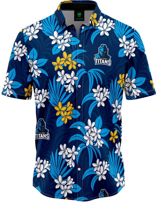 Gold Coast Titans 2026 NRL Mens Reef Hawaiian Shirt