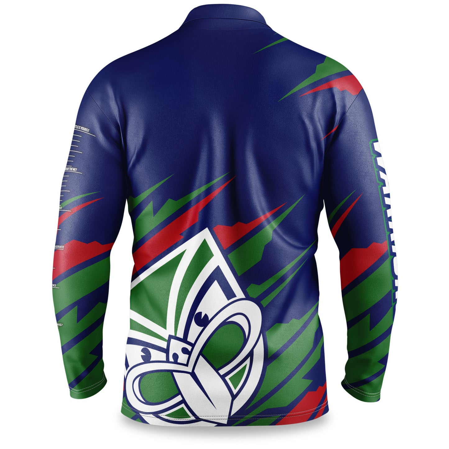New Zealand Warriors NRL Mens Ignition Fishing Shirt