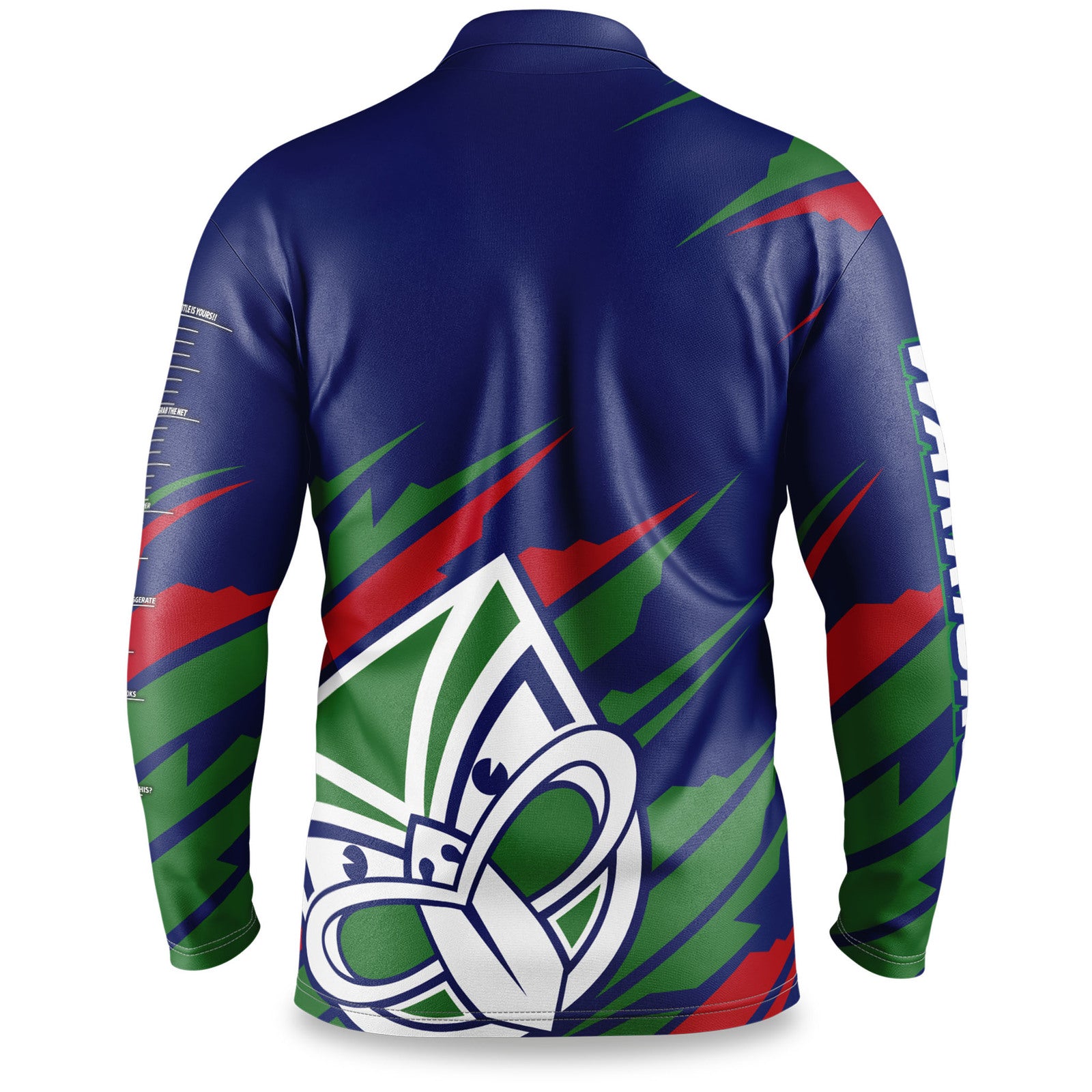 New Zealand Warriors NRL Mens Ignition Fishing Shirt