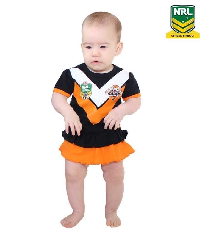 Wests Tigers NRL Girls Footysuit Baby