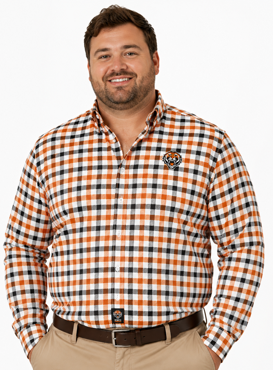 Wests Tigers NRL Mens Dawson Business Shirt