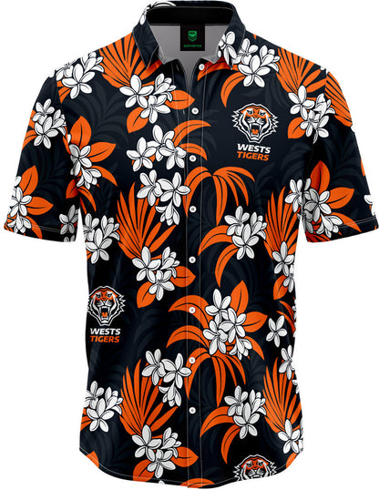 Wests Tigers 2026 NRL Mens Reef Hawaiian Shirt