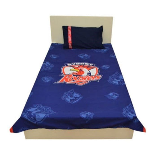 Sydney Roosters NRL Queen Quilt Cover Set