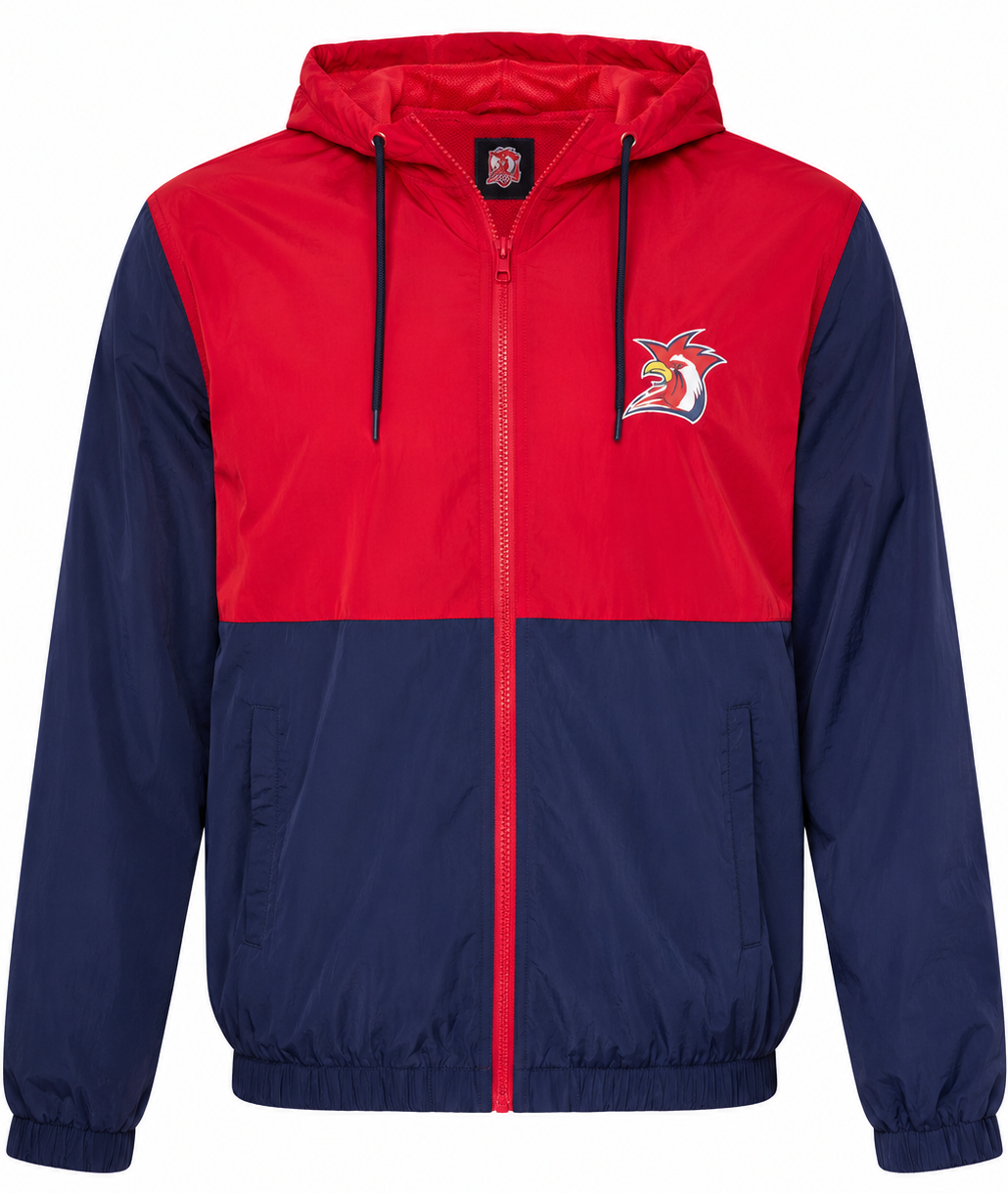 Sydney Roosters NRL Mens Paneled Windbreaker Jacket