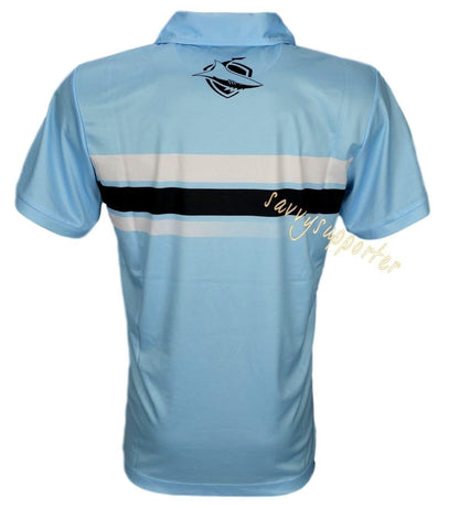 Cronulla Sharks NRL Mens Sublimated Polo Shirt