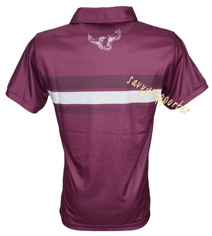 Manly Sea Eagles NRL Mens Sublimated Polo Shirt